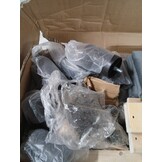 vidaXL Bedframe 140x200 cm - Fluweel Donkergrijs - 55% Korting!