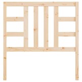 vidaXL Hoofdbord Grenenhout 96x4x100 cm | -35% Korting