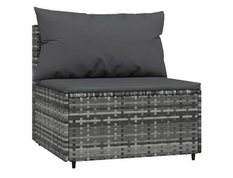 vidaXL Tuinmiddenbank met kussens - 35% Korting!