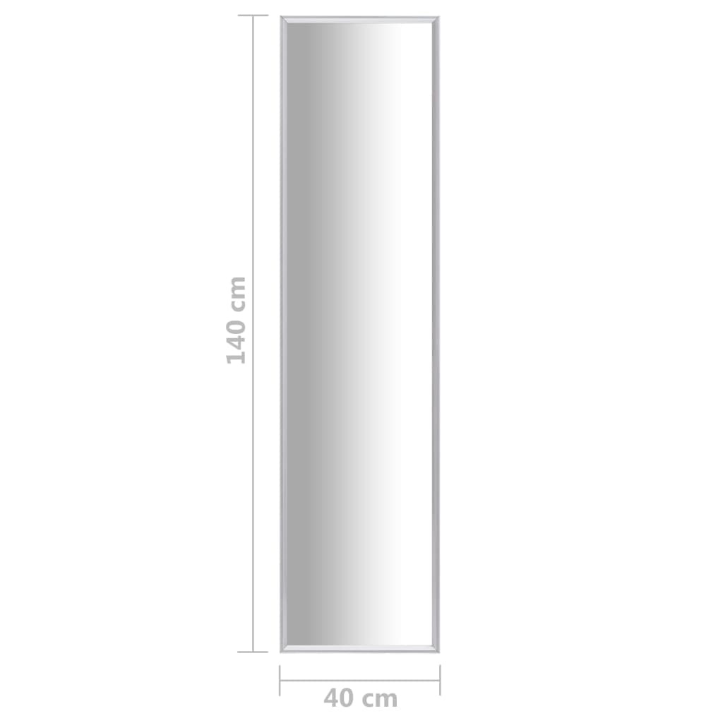 vidaXL Spiegel 140x40 cm Zilver - 35% Korting!