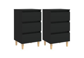 VidaXL Nachtkastjes 2 stuks - 35% Korting! Scandinavisch Design