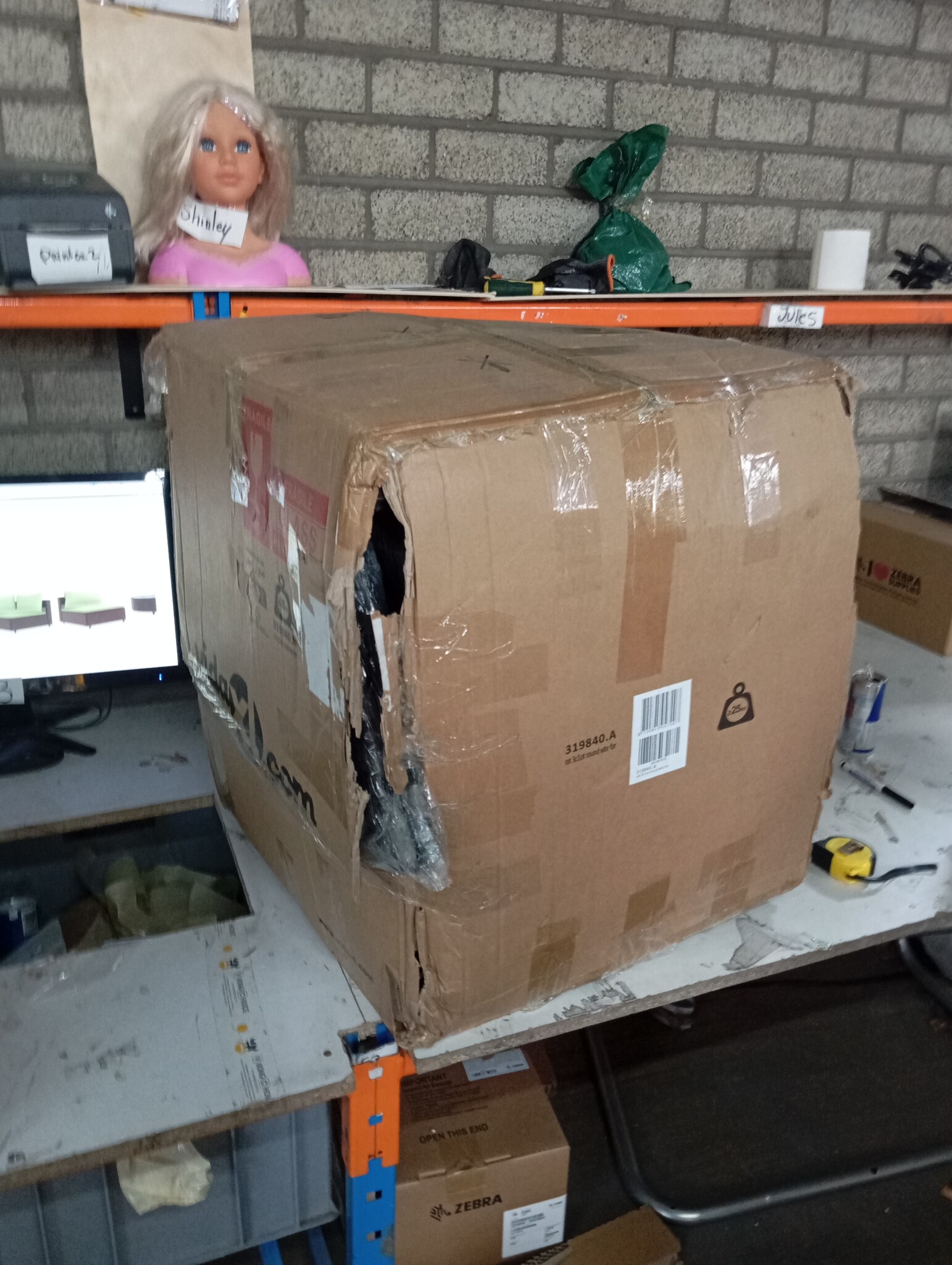 VidaXL 4-delige Loungeset met Kussens - 40% Korting!