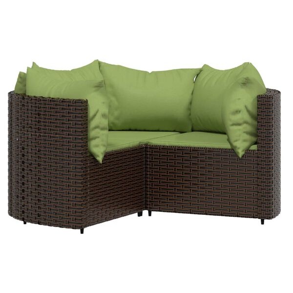 VidaXL 4-delige Loungeset met Kussens - 40% Korting!