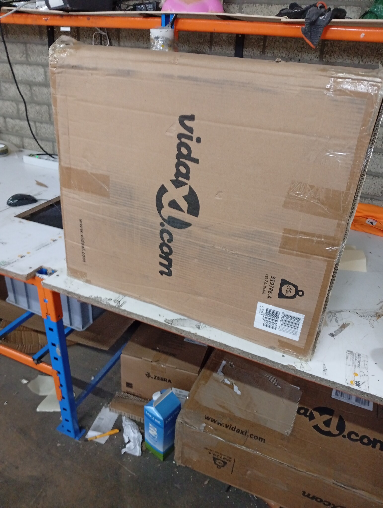 vidaXL Tuinmiddenbanken met Kussens (2 st) - 50% Korting