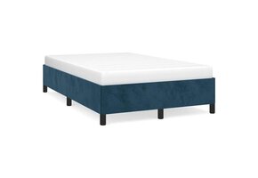 VidaXL Bedframe Blauw Fluweel 120x190 cm | 30% Korting