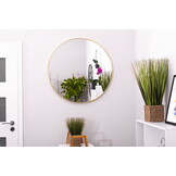 Ronde Wandspiegel Goud - ø 60 cm - 30% Korting