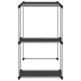 VidaXL Opbergrek boven Wasmachine - Zwart (35% Korting)