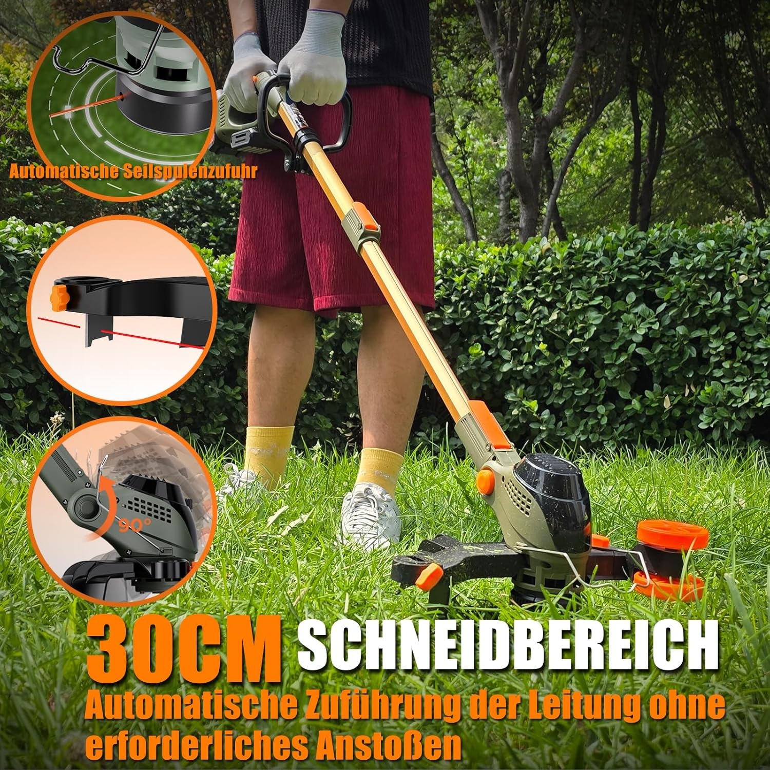 Accu Grastrimmer 21V: Krachtig & Compleet (30% Korting)