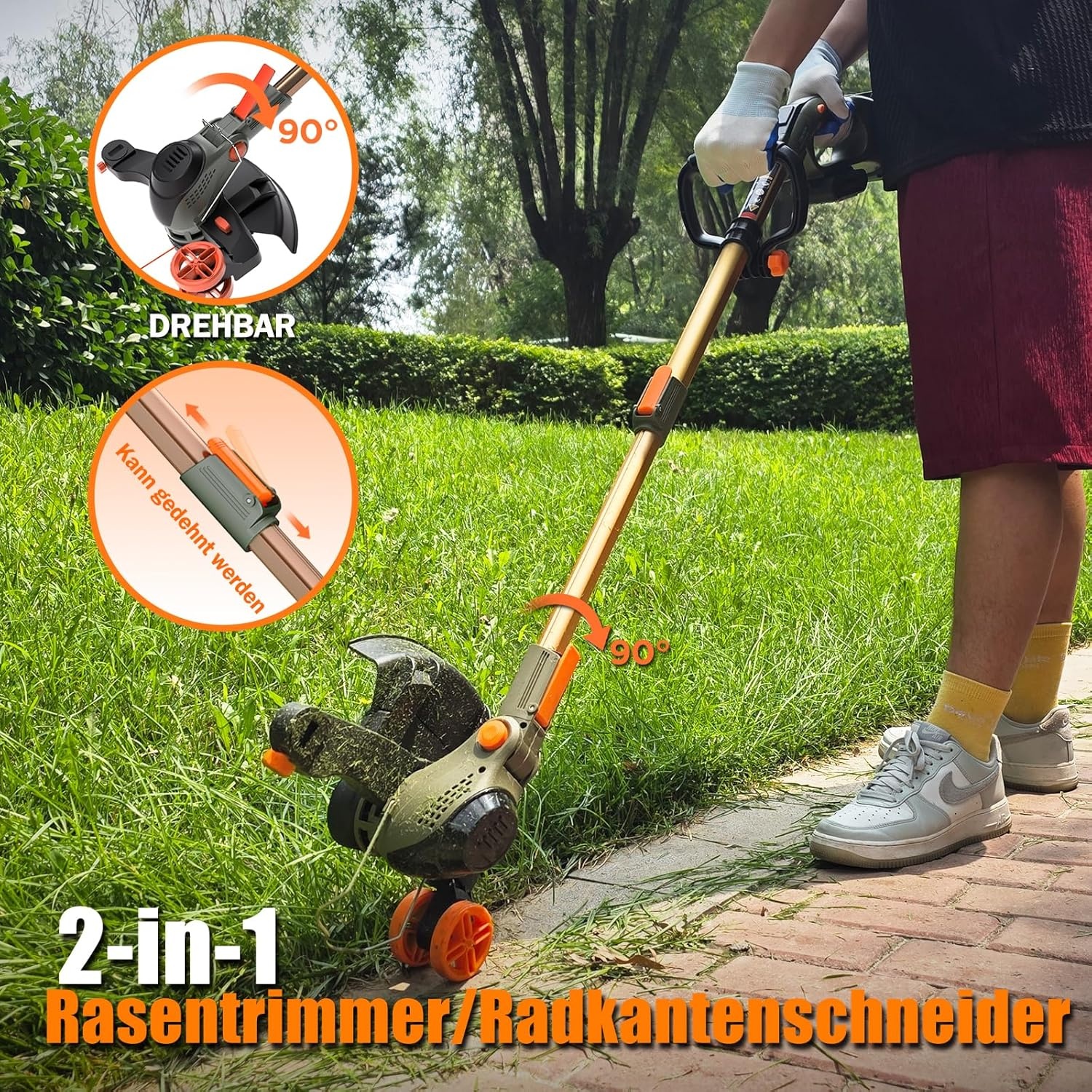 Accu Grastrimmer 21V: Krachtig & Compleet (30% Korting)