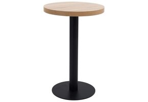 vidaXL Bistrotafel 50 cm lichtbruin - 35% Korting!