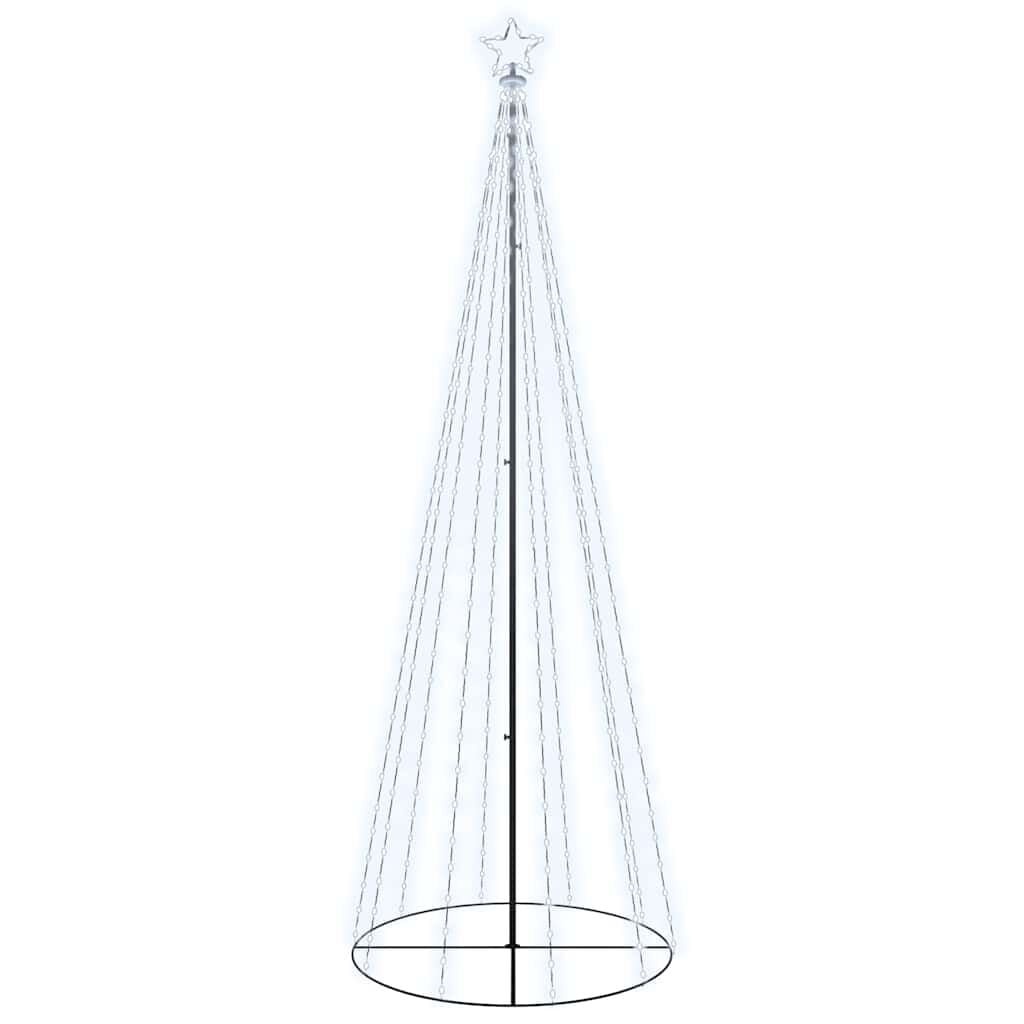 vidaXL Kegelkerstboom 300cm Koudwit (310 LED's) - 64% Korting!