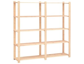 vidaXL Opbergrek 5-laags Grenenhout - 35% Korting!