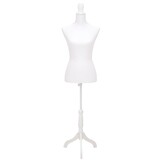 vidaXL Etalagepop Torso Vrouw Wit | 35% Korting