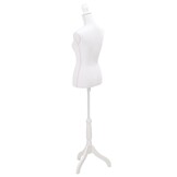vidaXL Etalagepop Torso Vrouw Wit | 35% Korting