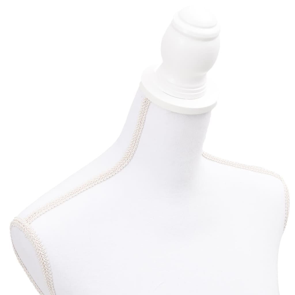 vidaXL Etalagepop Torso Vrouw Wit | 35% Korting