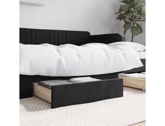 vidaXL Bedlades 2 st. Zwart - 35% Korting
