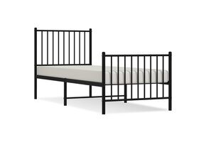 vidaXL Bedframe Metaal Zwart 80x200cm - 35% Korting!