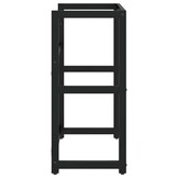 vidaXL Wastafelframe IJzer Zwart - 55% Korting!
