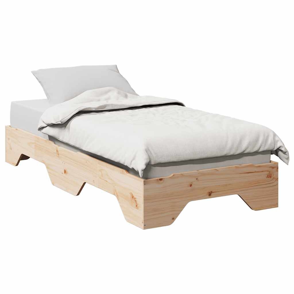 vidaXL Stapelbedframe Massief Hout 90x190 cm - 35% Korting!