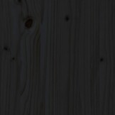 vidaXL Hoofdbord Grenenhout Zwart 206x4x100 cm - 55% Korting!