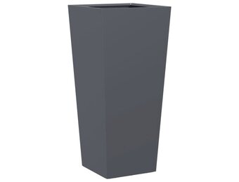 vidaXL Plantenbak Staal Antraciet 35x35x75 cm - 41% Korting!