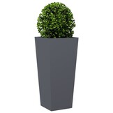 vidaXL Plantenbak Staal Antraciet 35x35x75 cm - 41% Korting!