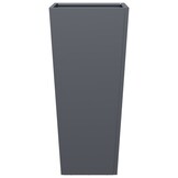 vidaXL Plantenbak Staal Antraciet 35x35x75 cm - 41% Korting!