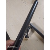 vidaXL L-vormige Tuinbank met Kussens | Staal & Textileen Zwart | -55%