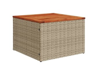 vidaXL Tuintafel Beige (55x55x37cm) - 35% Korting