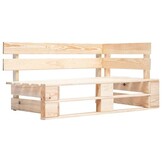 vidaXL Tuinhoekbank Pallet Hout - 35% Korting!