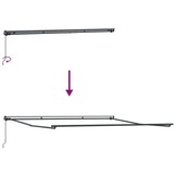 Markies Handmatig Antraciet 4x3,5m - 30% Korting!