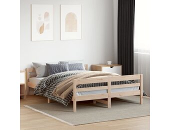 vidaXL Bedframe Grenenhout 120x200cm - 30% Korting