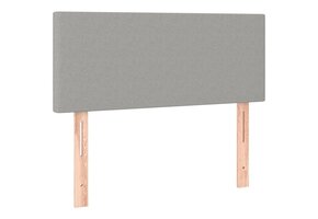 vidaXL Hoofdbord 90x5x78/88 cm Stof Lichtgrijs - 35% Korting!