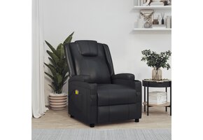 vidaXL Massagestoel Kunstleer Zwart - 30% Korting!