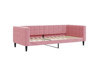 vidaXL Slaapbank Roze Fluweel 90x200 cm - 55% Korting!