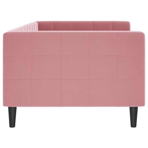 vidaXL Slaapbank Roze Fluweel 90x200 cm - 55% Korting!