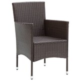 vidaXL Tuinstoelen Poly Rattan (2 st) - Bruin - 30% Korting!