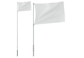 VidaXL Telescopische Vlaggenmast 5,55m Aluminium (30% Korting)