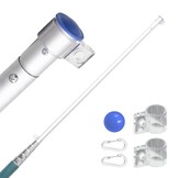 VidaXL Telescopische Vlaggenmast 5,55m Aluminium (30% Korting)