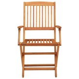 vidaXL Eucalyptushouten Tuinstoelen: 4x Inklapbaar & 30% Korting!