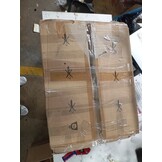 vidaXL Massagestoel Stof Crèmekleurig - 55% Korting