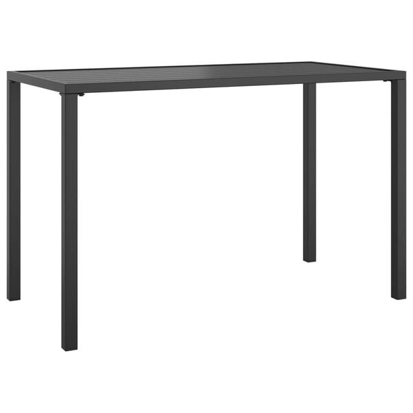 vidaXL Tuintafel Staal Antraciet - 110x54x70 cm | Nu 30% Korting!