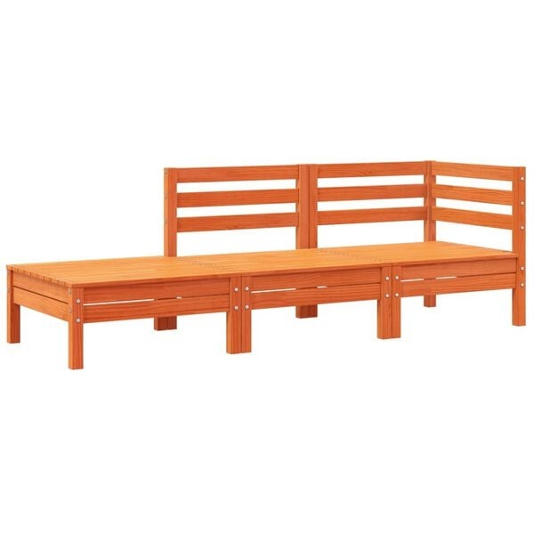 vidaXL Tuinbank 2-zits met Kussens & Voetenbank | 30% Korting