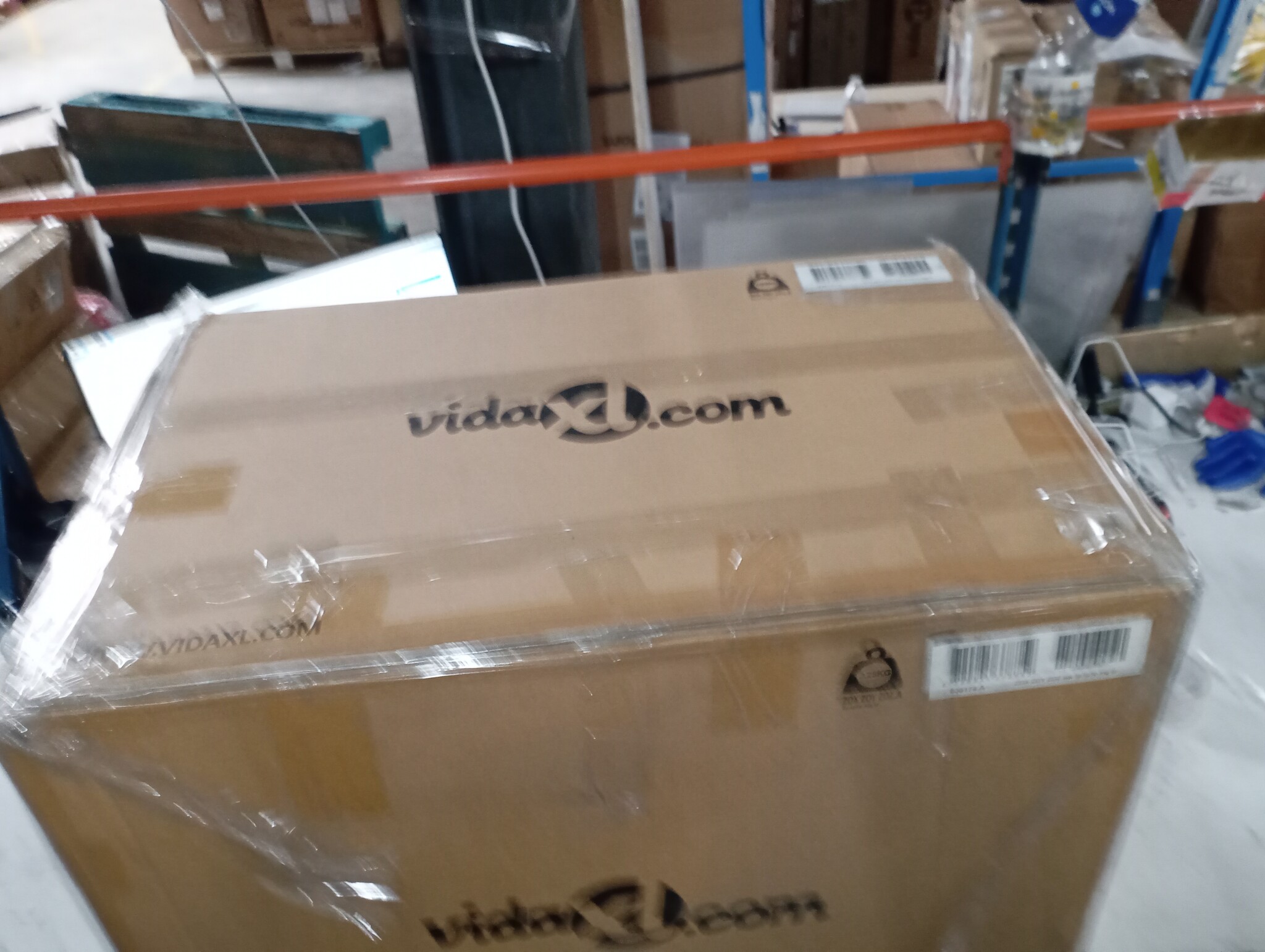 vidaXL Tuinbank 2-zits met kussens & voetenbank | 50% Korting