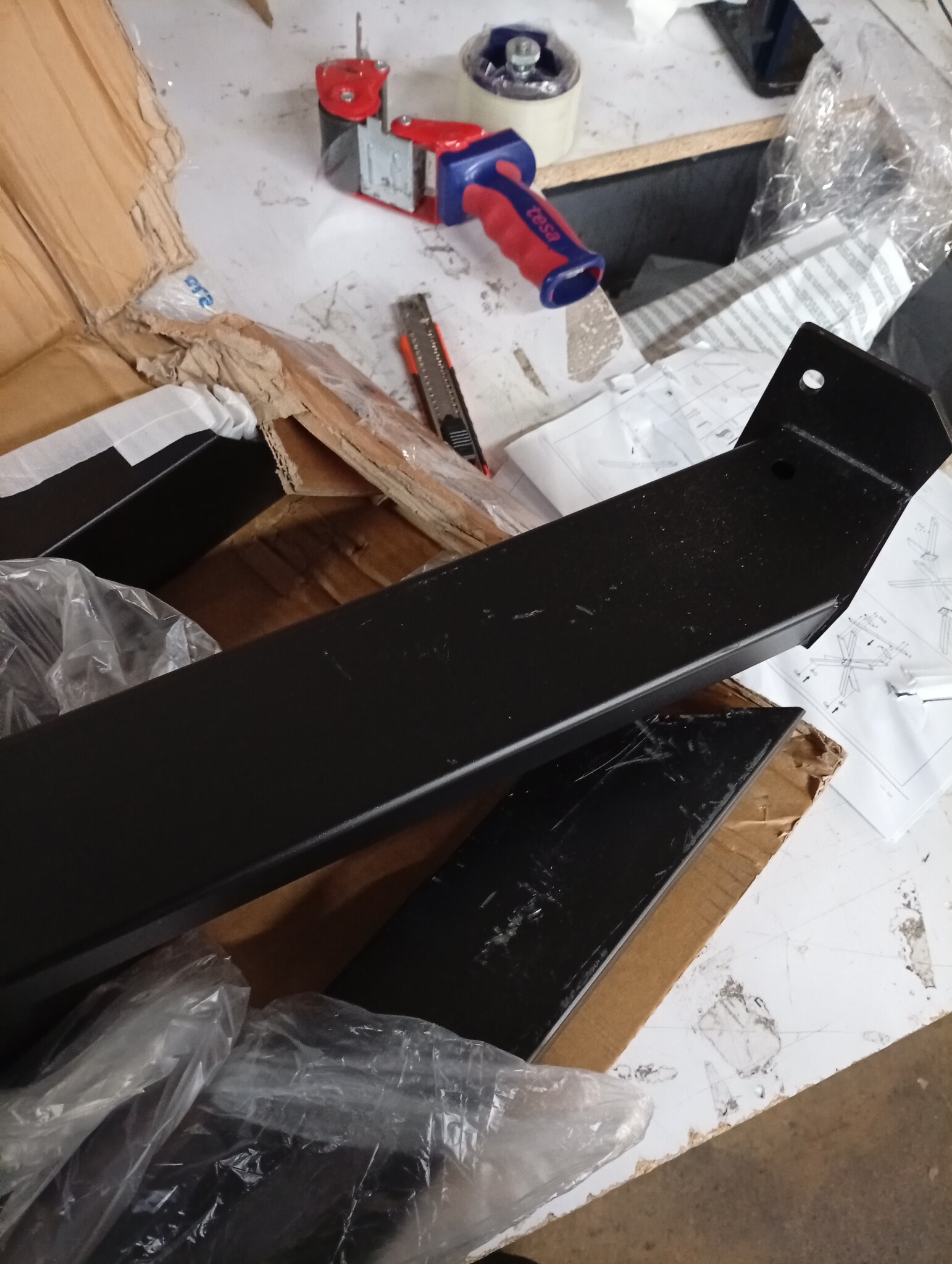 vidaXL Spider Eettafelpoot | Staal Zwart | 55% Korting