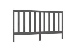 vidaXL Hoofdbord Grenenhout Grijs - 50% Korting!