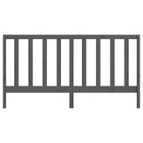vidaXL Hoofdbord Grenenhout Grijs - 50% Korting!