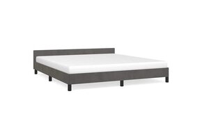vidaXL Bedframe 180x200 cm - Fluweel Donkergrijs - 30% Korting!