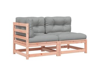 vidaXL Tuinbank 2-zits Massief Douglashout met Kussens - 35% Korting!