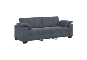 vidaXL 3-zitsbank 178 cm fluweel donkergrijs - 35% korting!